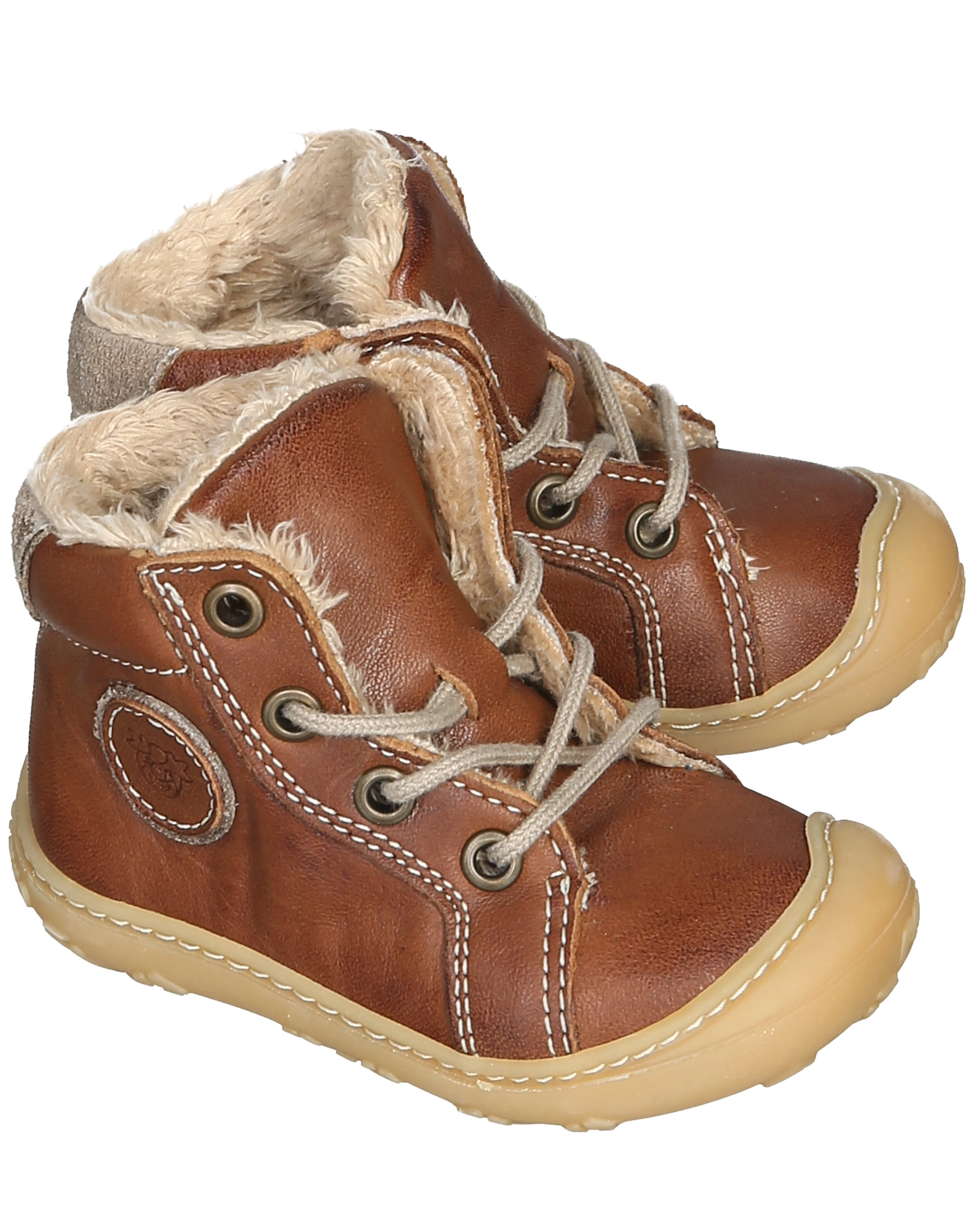 Lauflernboots GEORGIE gefüttert in cognac
