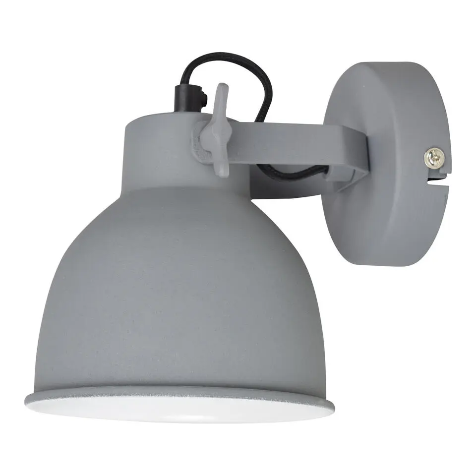 Wandlamp Industrial Large Ø14cm Vintage grey