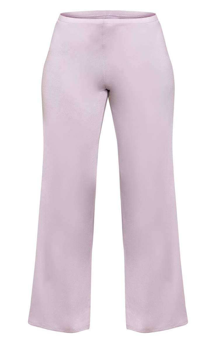Gris Pantalon Large Shape Toucher Doux Chiné
