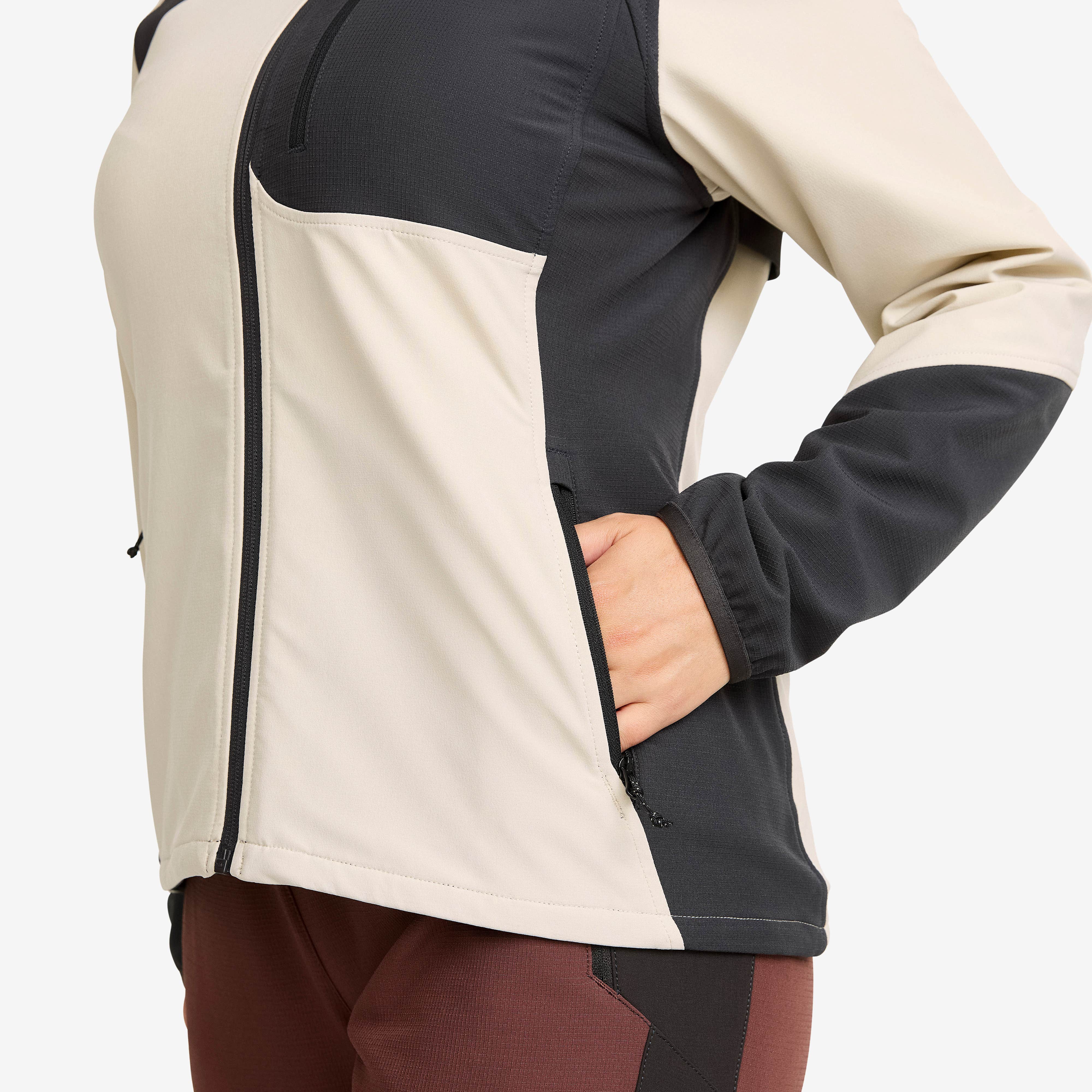 Ridge Trek Stretch Jacket Dame Anthracite/Peyote