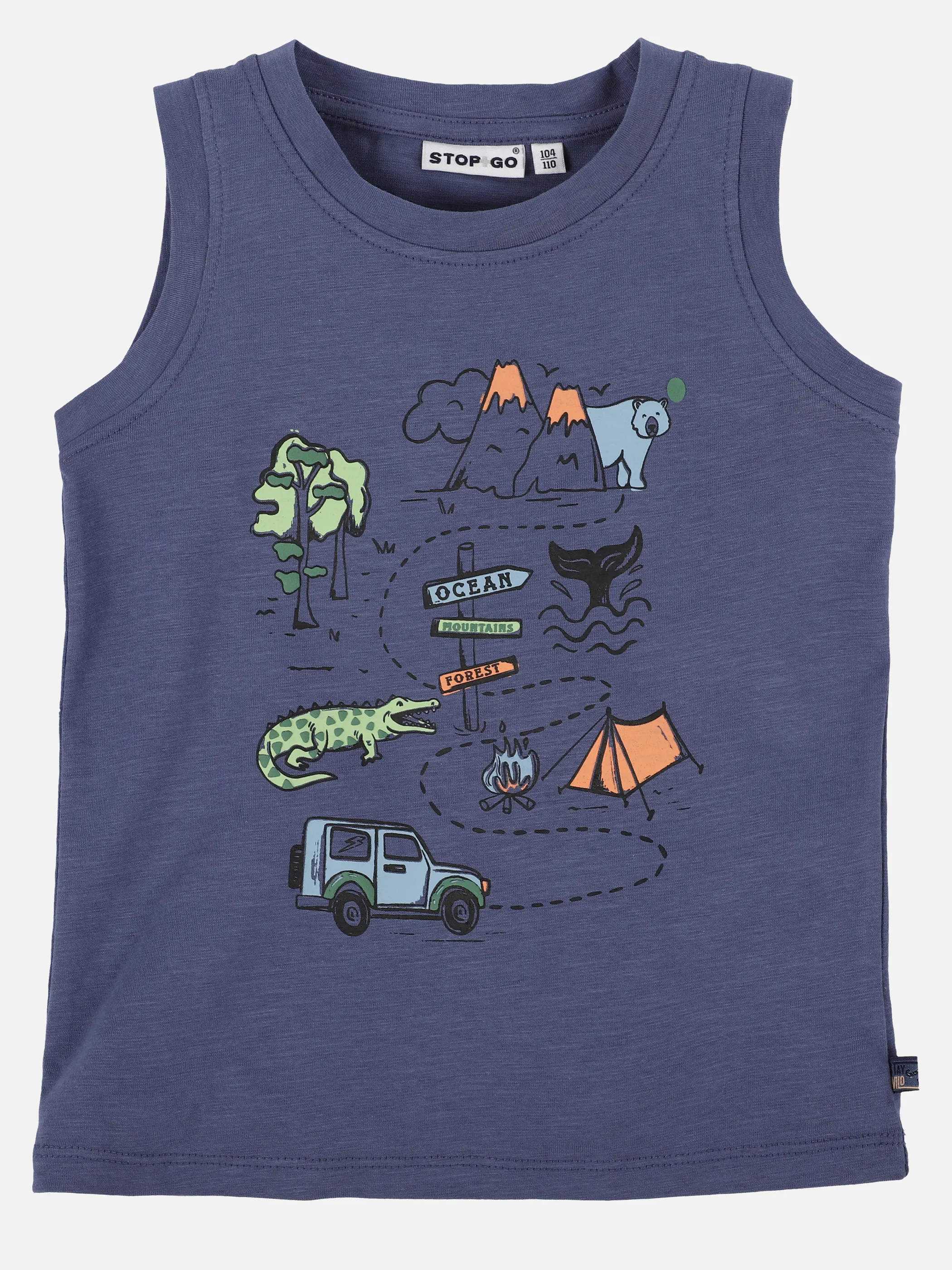 Jungen Tanktop mit Frontprint
