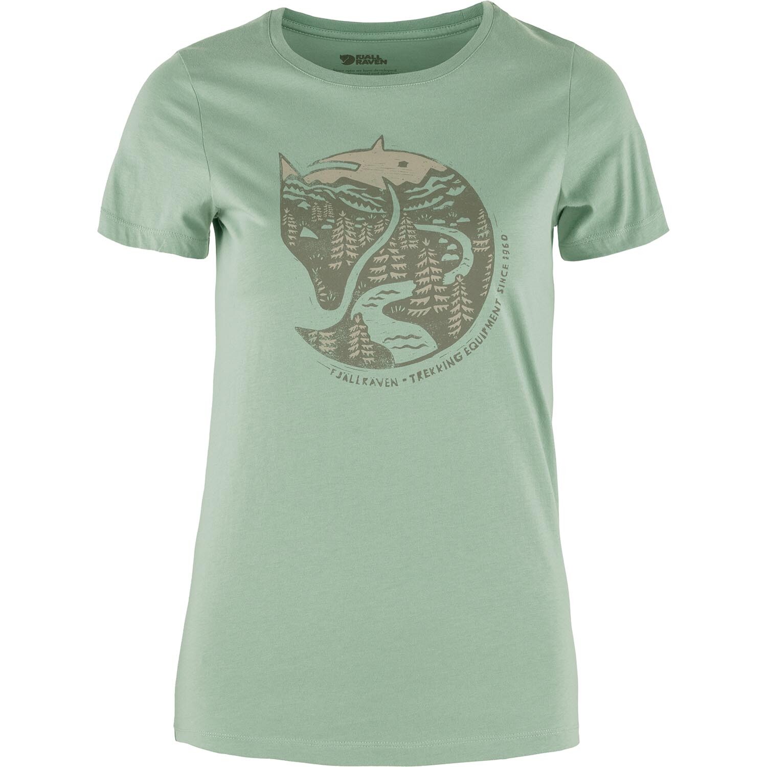 Fjällräven Womens Arctic Fox Print T-shirt