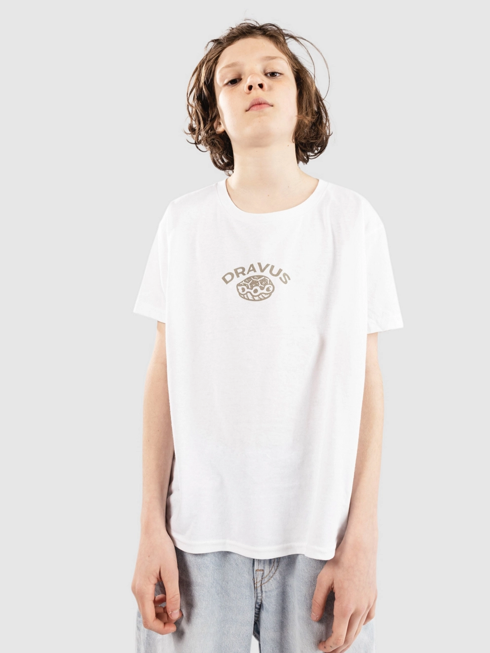 Dravus Run Club Kids T-Shirt white