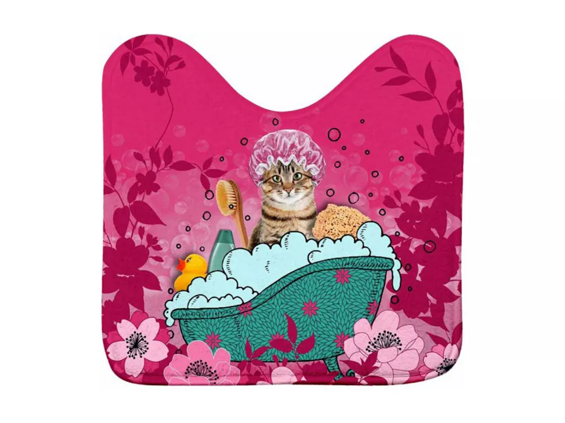 Tapis Contour WC Imprimé 
