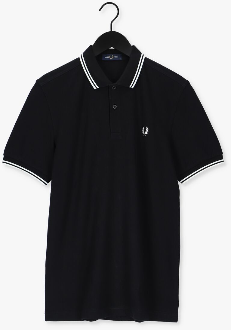 FRED PERRY zwarte fred perry polo twin tipped fred perry shirt