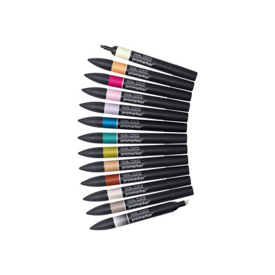 ProMarker Manga Romance - 12 Marqueurs double pointe