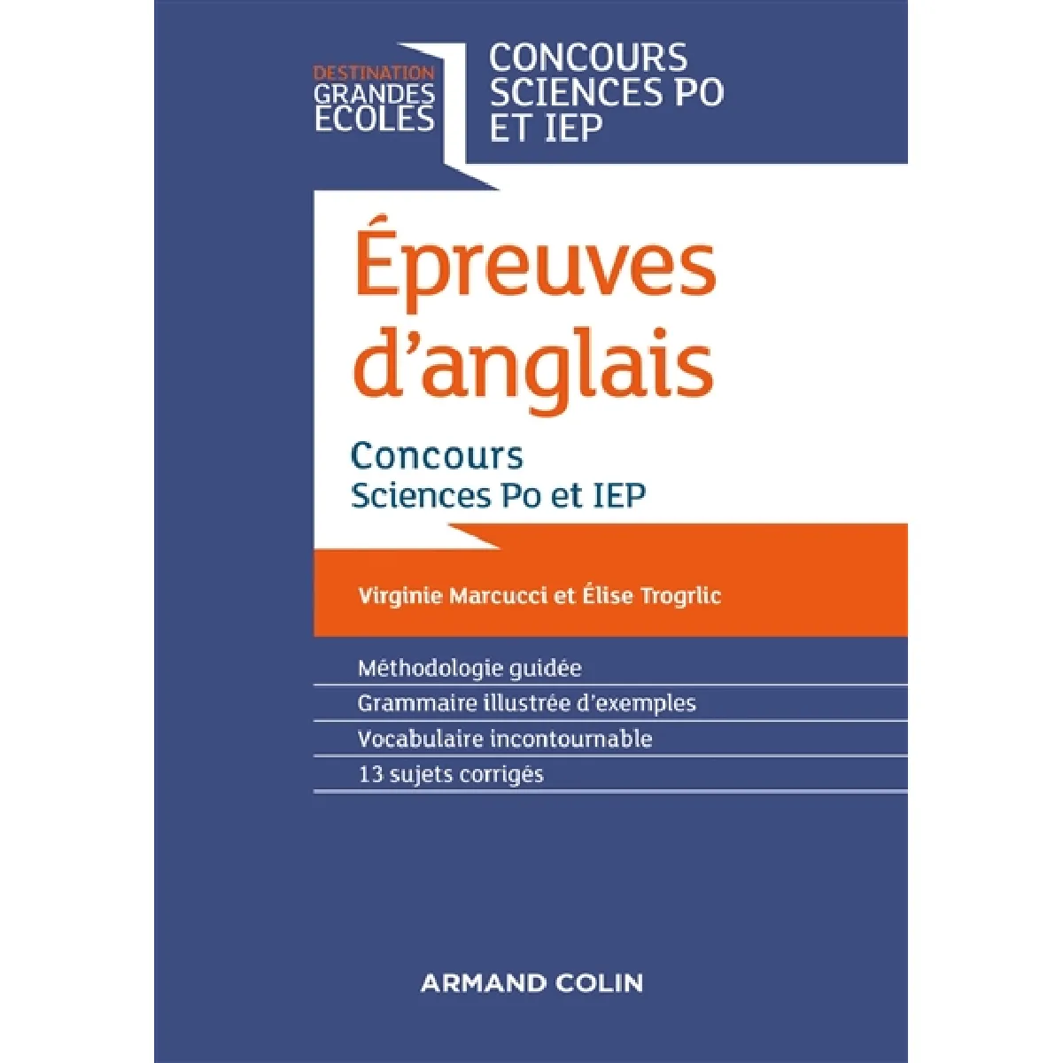 Epreuves d'anglais : concours Sciences Po et IEP · Occasion