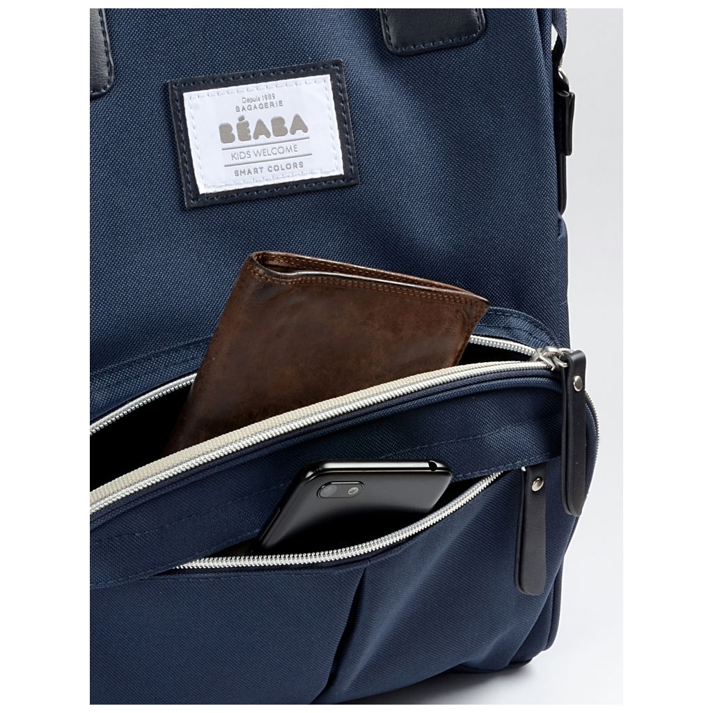 BeabaBeaba   Wickelrucksack Wellington marineblau