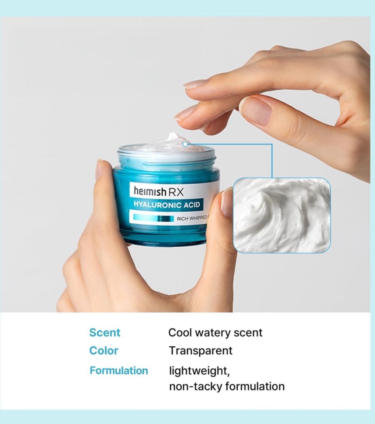 Heimish - *Heimish RX* - Creme Facial Hyaluronic Acid Rich Whipped Cream