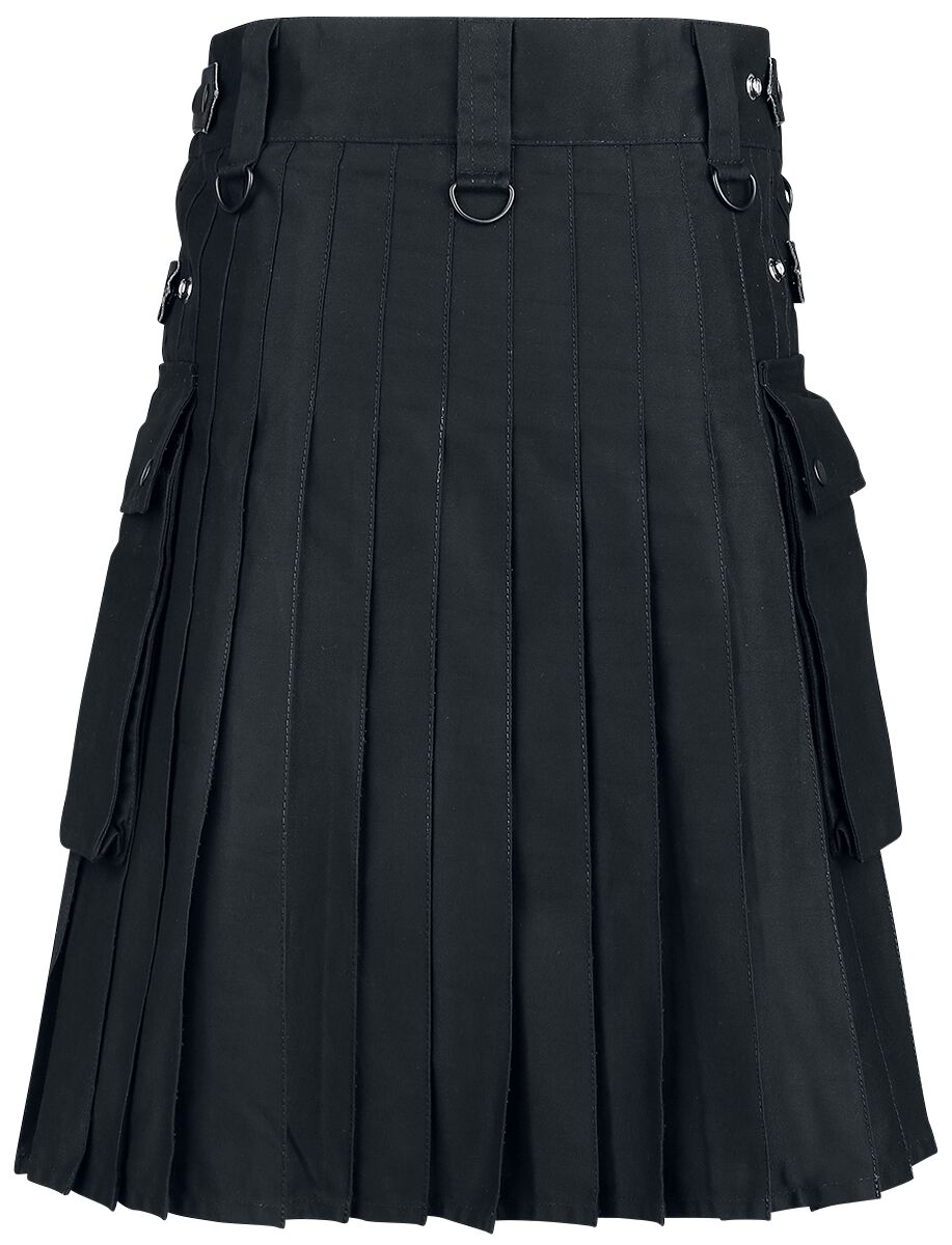 Kilt Noir | Altana Industries Jupe mi-longue