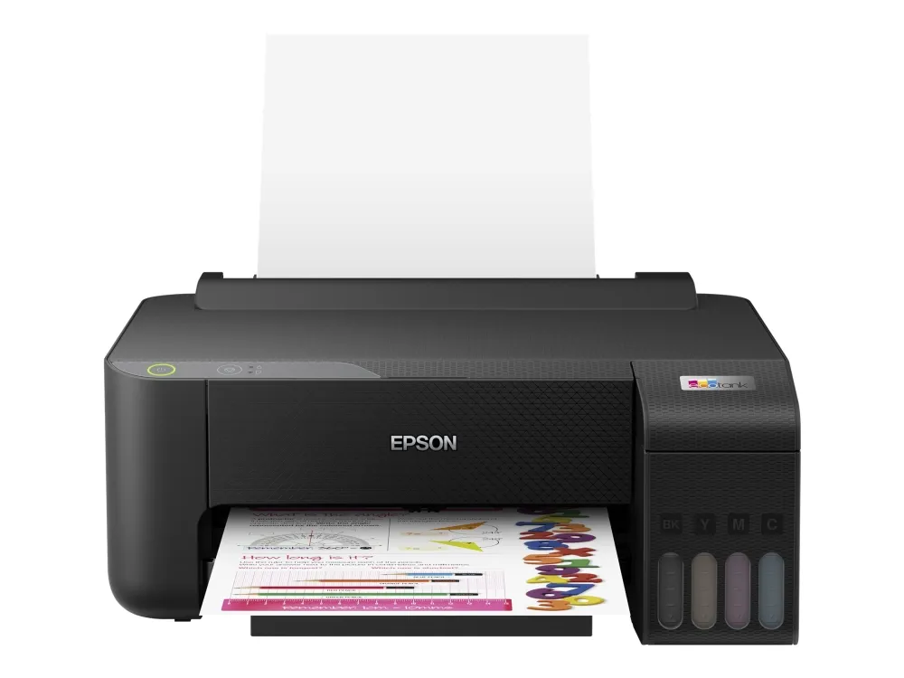 Epson L1210 - Printer - farve - blækprinter - A4/Legal - 5760 x 1440 dpi - op til 10 spm (mono) / op til 5 spm (farve) - kapacitet: 100 ark - USB - sort