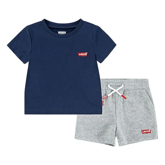 Ensemble t-shirt + short   Bleu        de               Levi's Kids