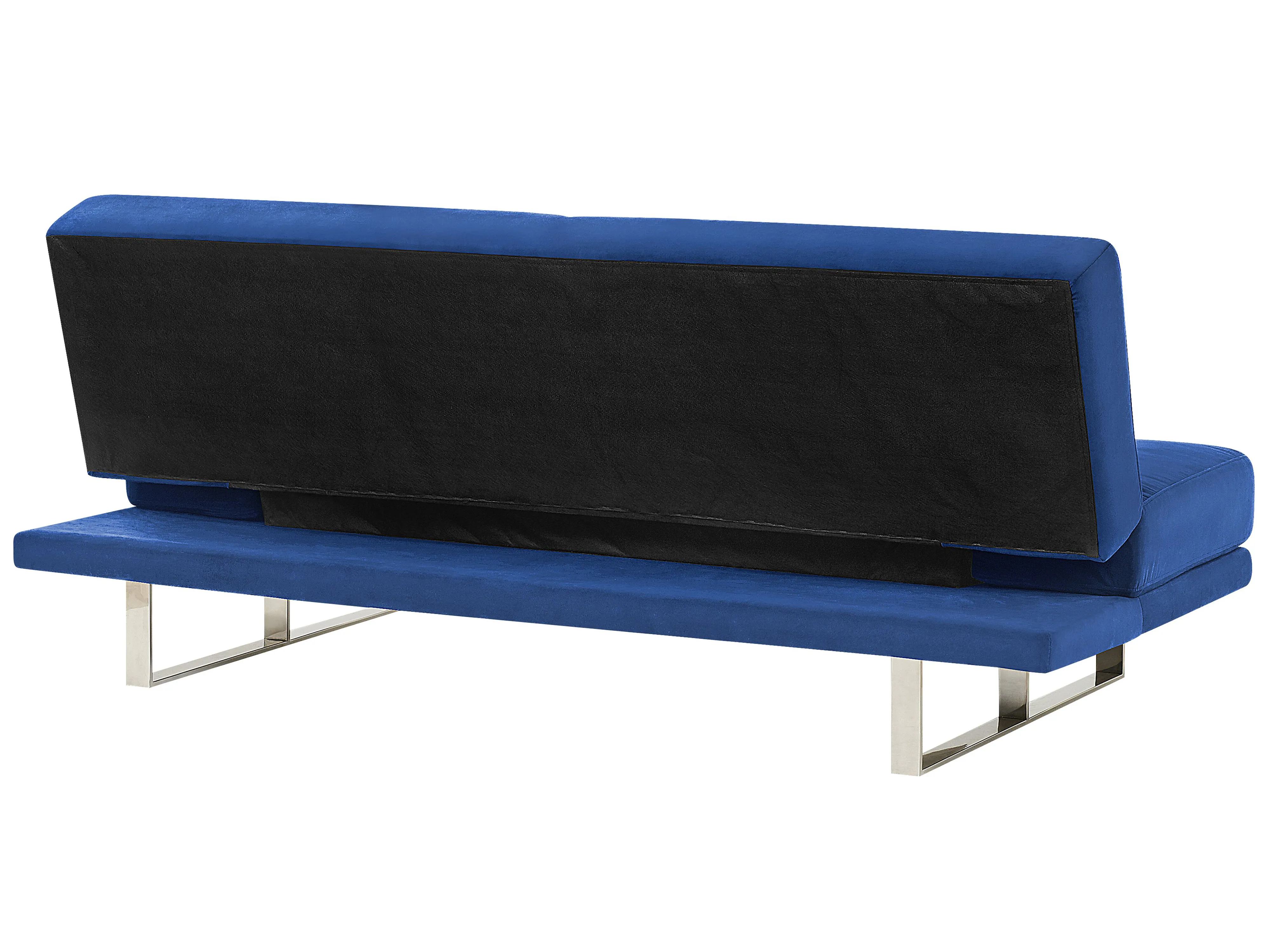 Slaapbank 2-zits YORK Fluweel Marineblauw