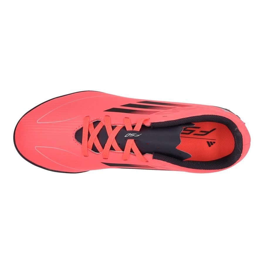 adidas F50 Club TF Vivid Horizon - Turbo/Aurora Black/Argenté Enfant