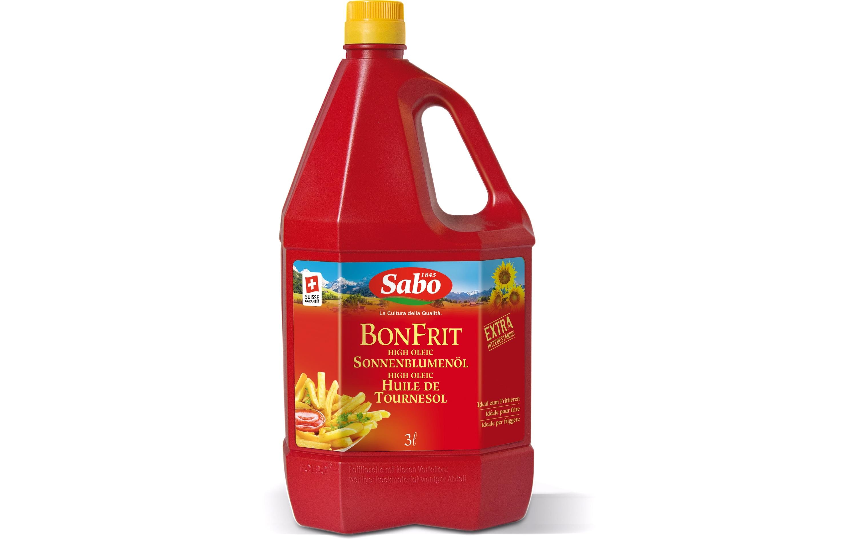 Sonnenblumenöl 3 lFrittieröl auf Basis von Sonnenblumenkernen