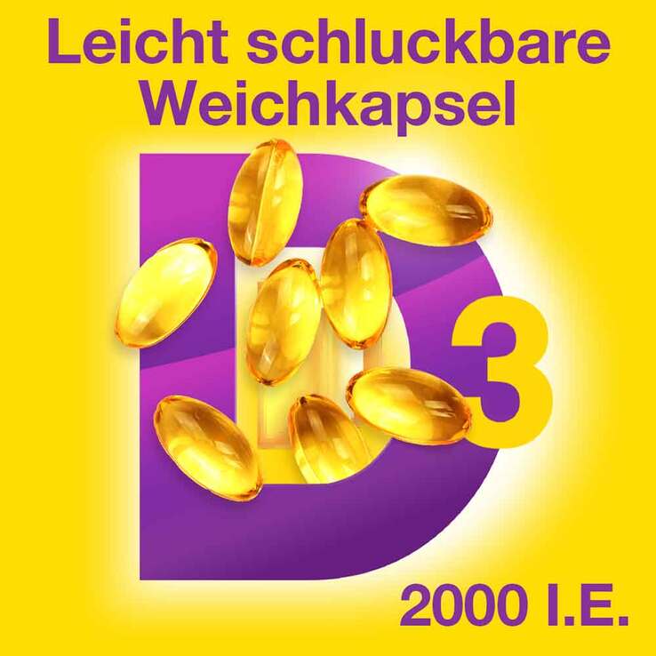Vigantolvit 2000 I.E. Vitamin D3 Weichkapseln, 120 St
