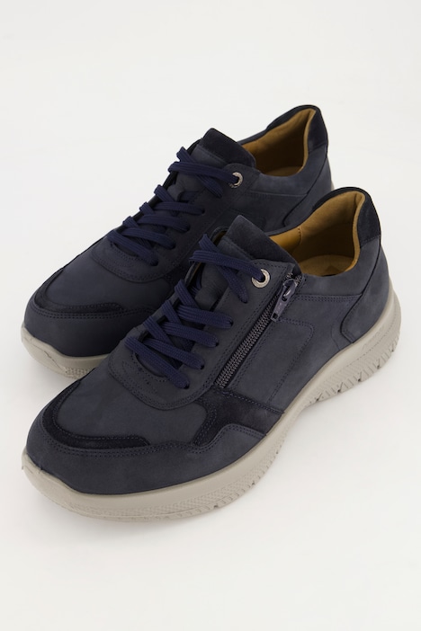 Halbschuh, Jomos, mit Reißverschluss, extra weit, echtes Leder, bis Gr. 50