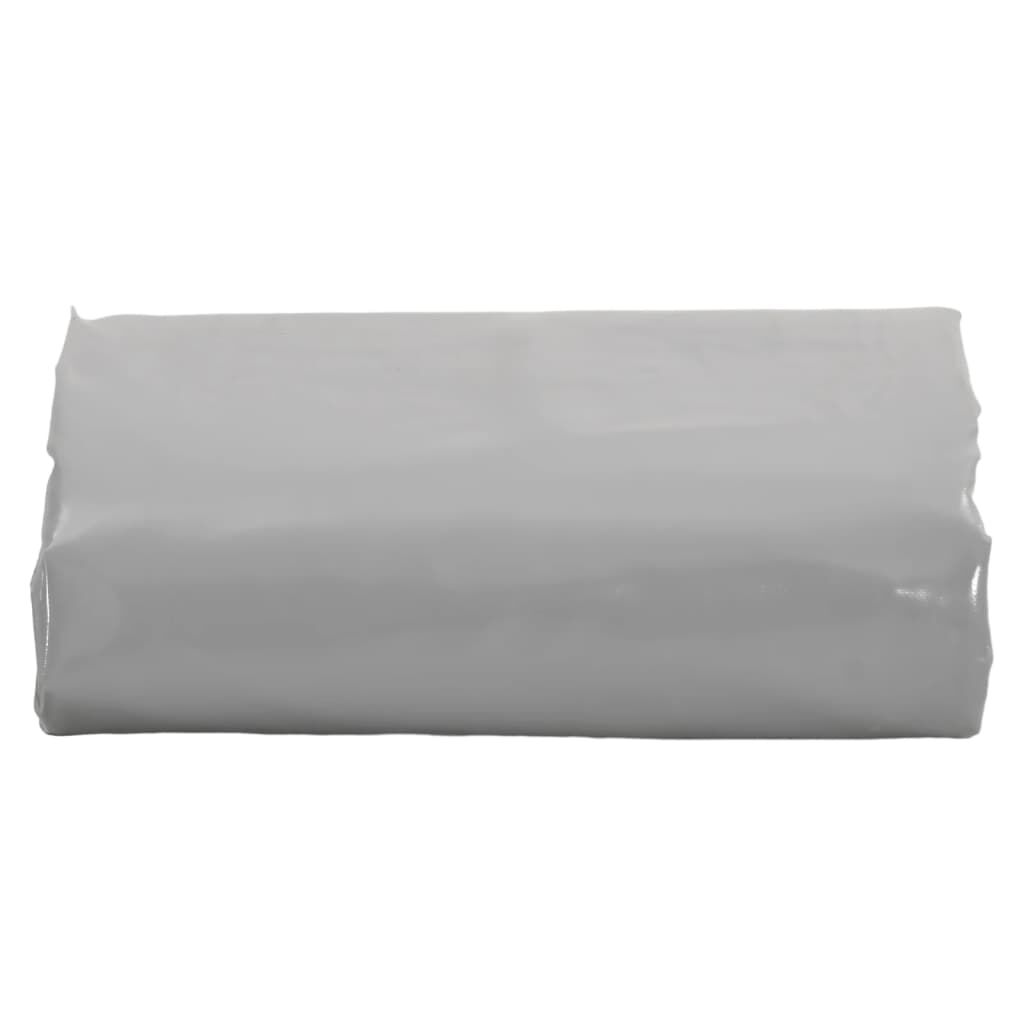 vidaXL Afdekzeil, grijs, 1x2,5 m, 650 g/m²
