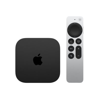Apple TV 4K (Wi-Fi + Ethernet) 3e gén - Lecteur AV - 128 Go - 4K UHD (2160p) - 60 pi/s - HDR