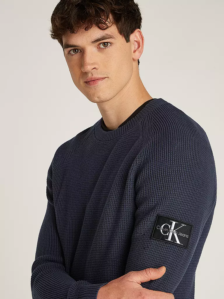 CALVIN KLEIN JEANS Pullover  grau