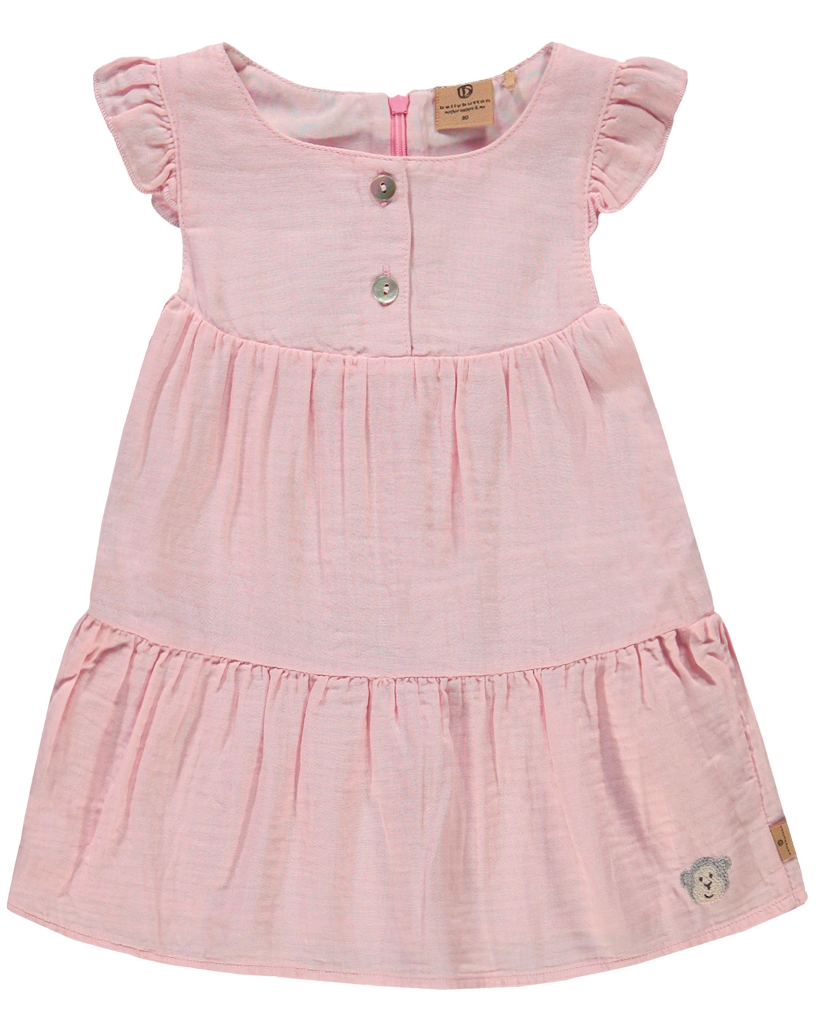 Kleid PEONY mit Flügelärmeln in rose