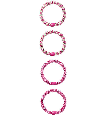 Name It H?relastikker - NkfAcc-Arise - 4-pak - Phlox Pink/W. Gli