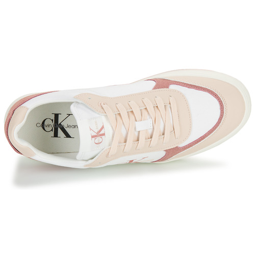Calvin Klein Jeans - CLASSIC CUPSOLE LOW MIX ML BTW - Blanc / Rose