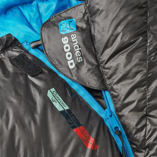 Saco de dormir Altus Andes 900 H30 para canhotos