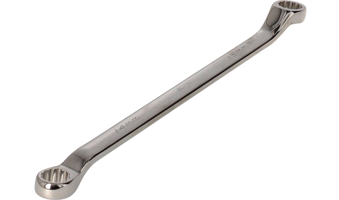 Ringnøgle 14x15mm 40grader - SP Tools