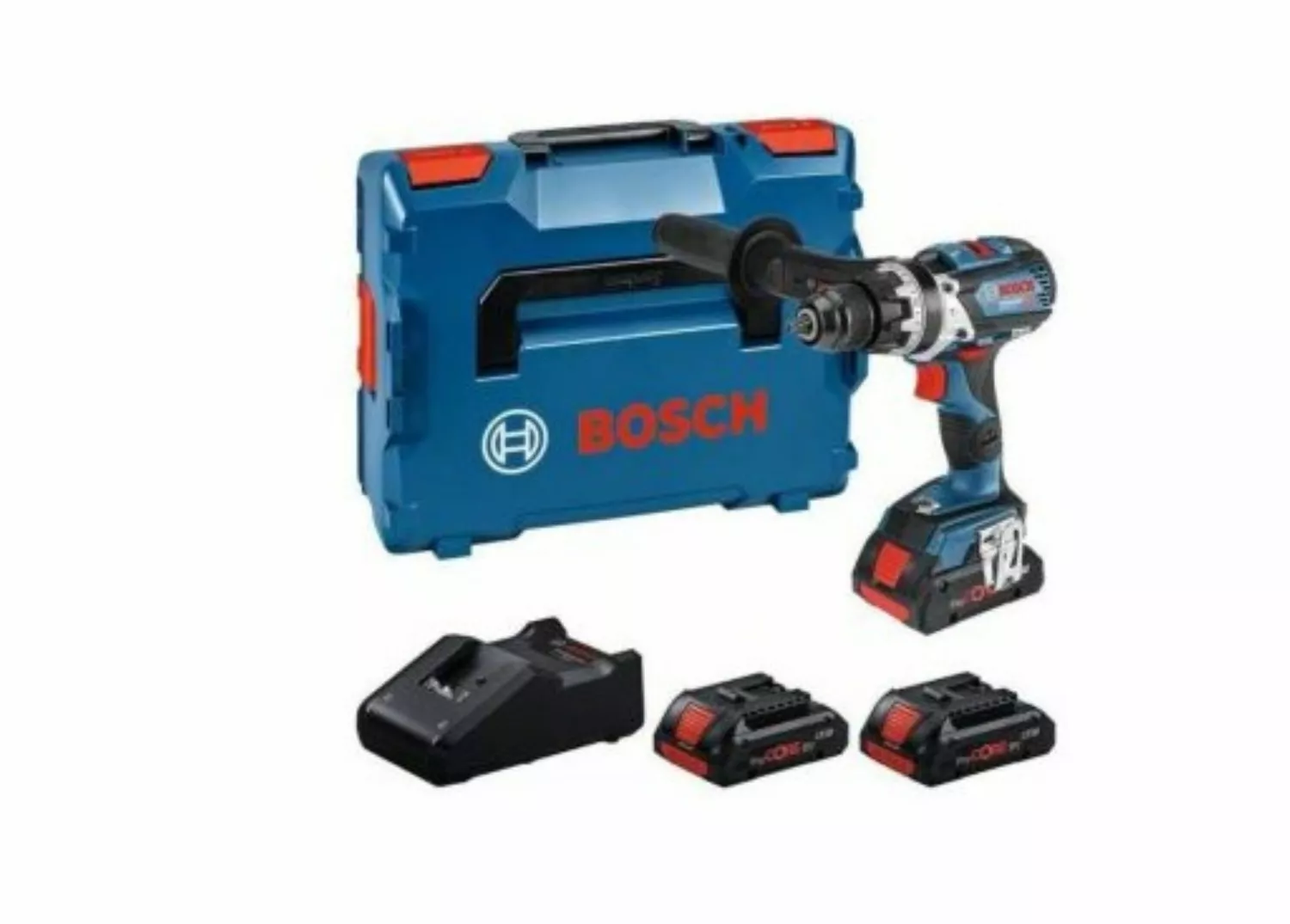 Bosch GSB18V-110 18V Li-ion accu Schroefboormaachine set (3x 4Ah accu) in L-Boxx
