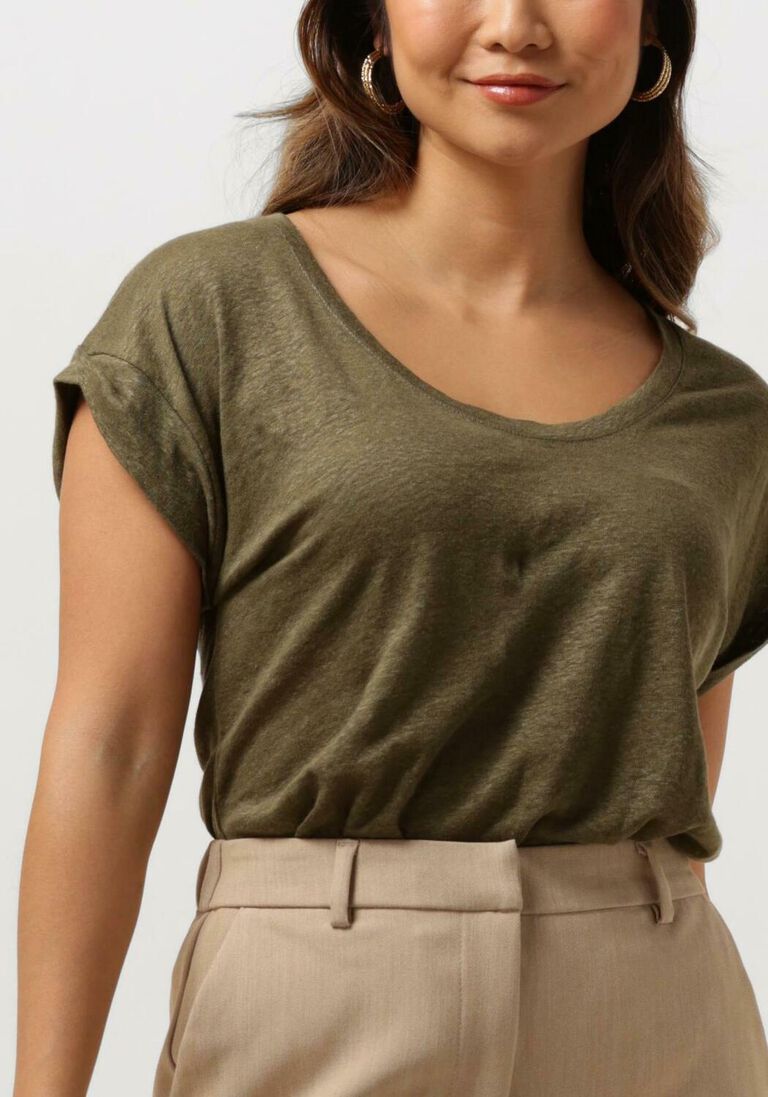 KNIT-TED groene knit-ted vest eliane