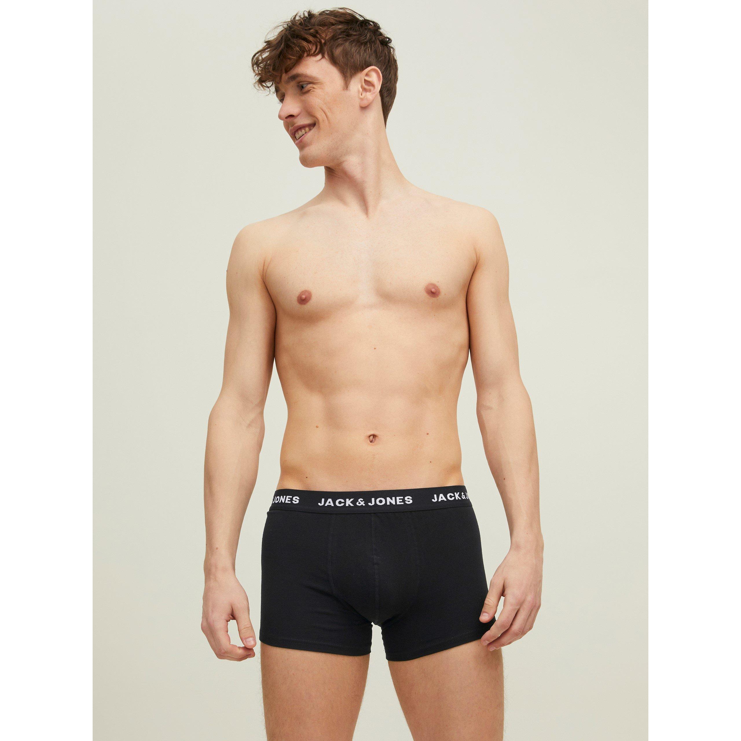 Jack and Jones Solid Mens 10 Pack Boxer Trunks