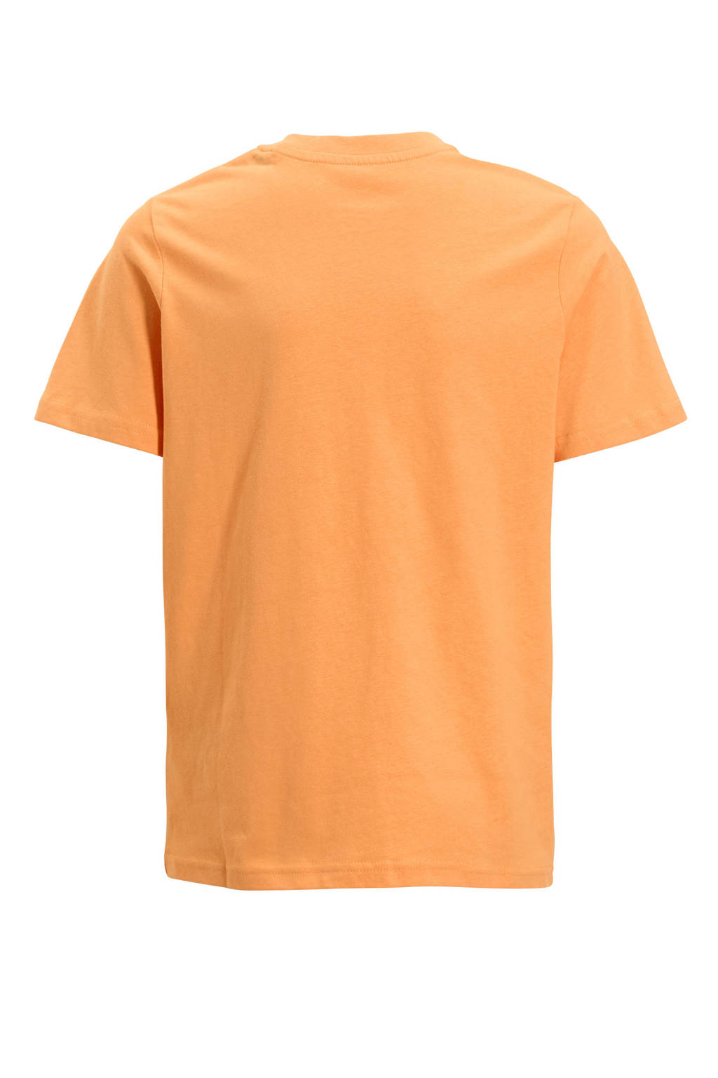 JACK & JONES T-shirt JCOPHOTO met logo oranje
