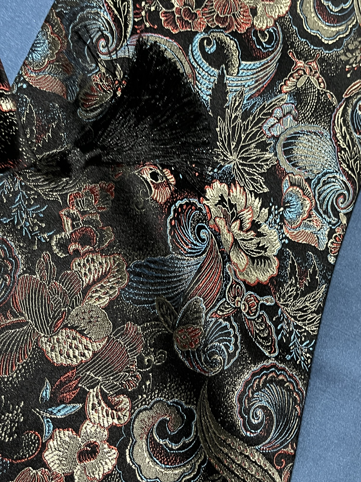 Tischläufer blau-multicolor, L 200 cm, B 33 cm von fischer's lagerhaus
