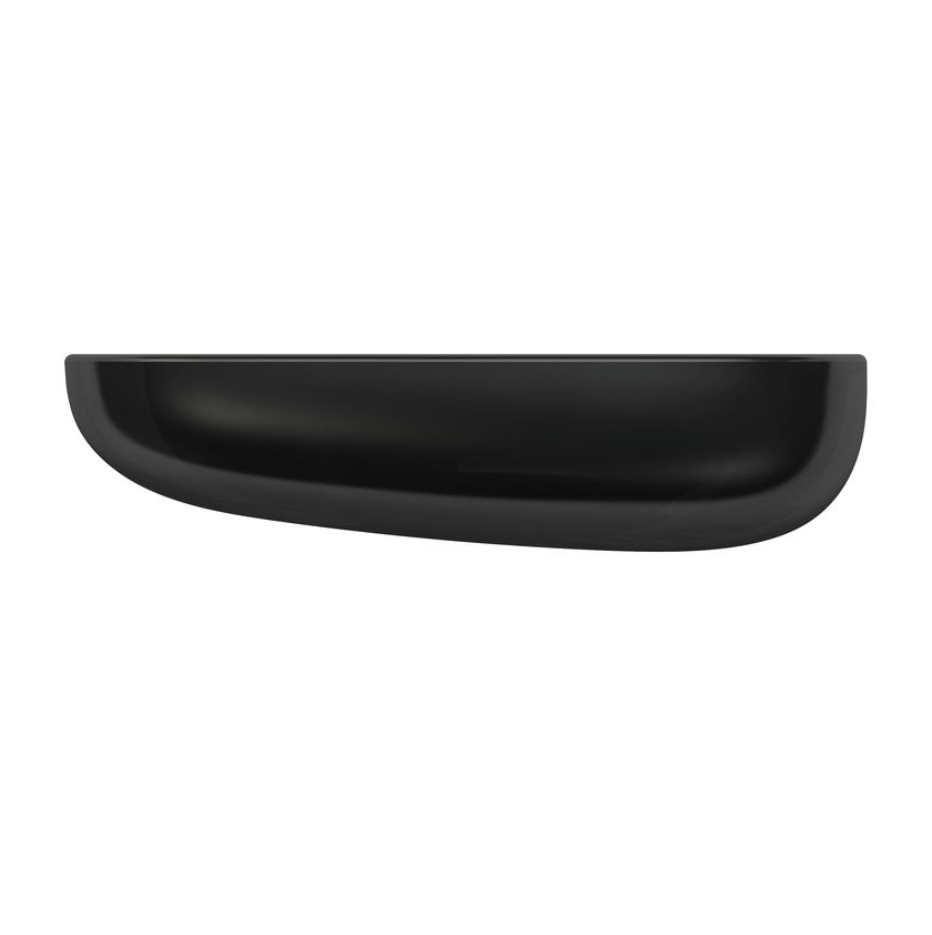 Wandplank Corniche M zwart