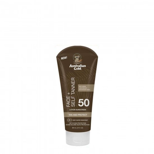 Australian Gold Face  Self Tanner Lotion Sunscreen SPF50 88ml