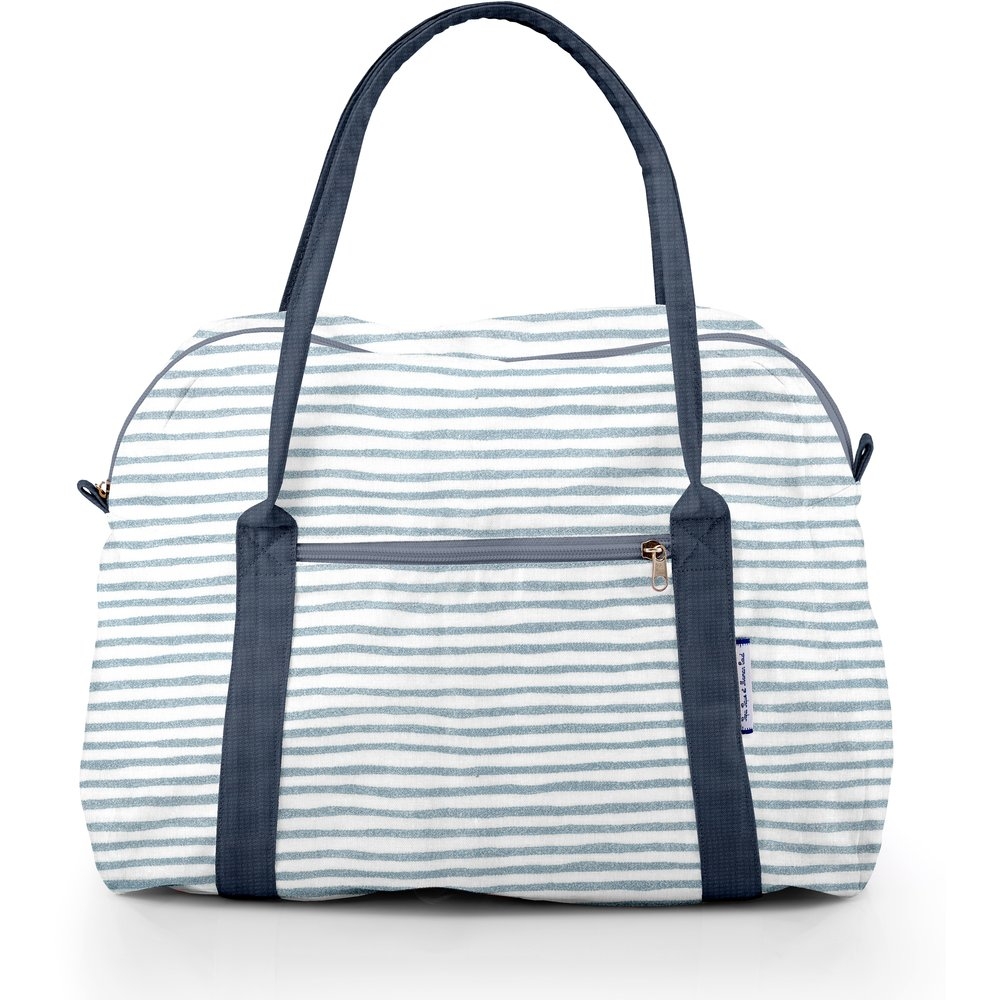 Sac Bowling Rayé Bleu Blanc