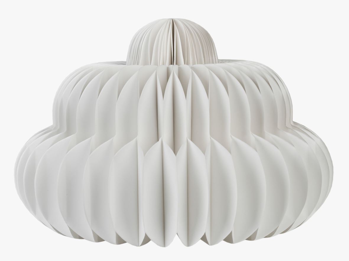 Lampeskjerm brun - 25x40 cm