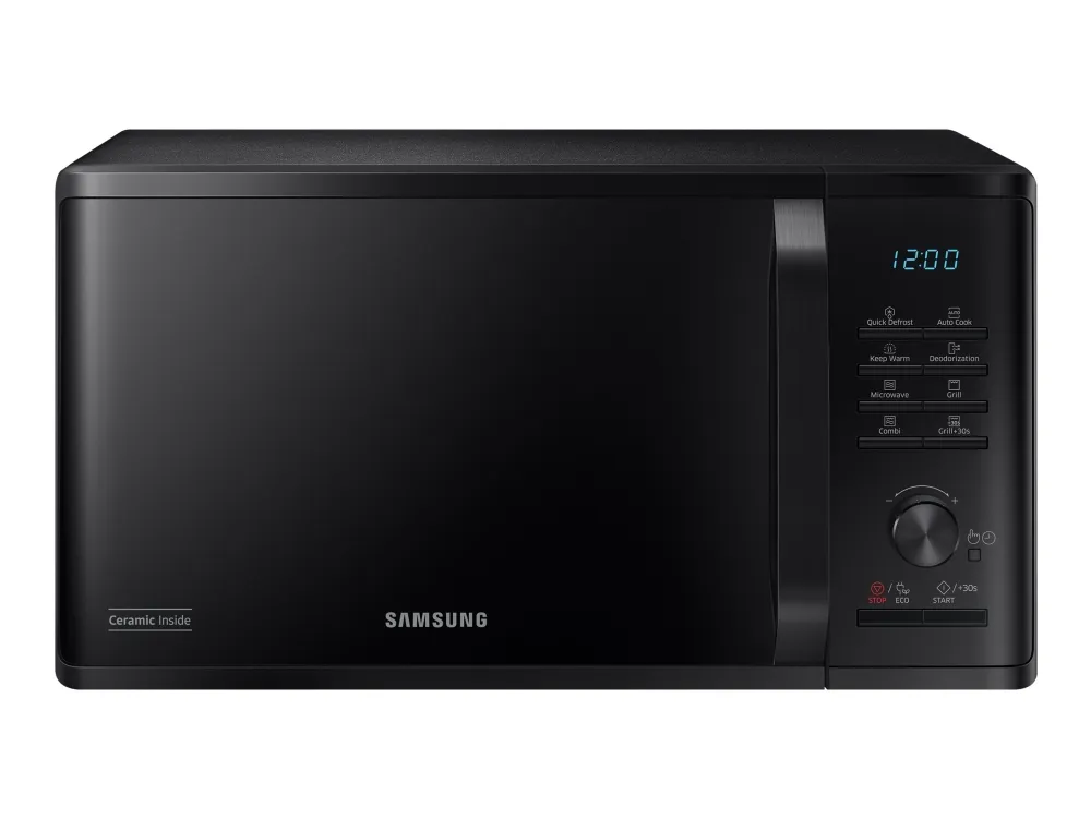 Samsung MG23B3515AK - Mikrobølgeovn med grill - 23 liter - 800 W - sort