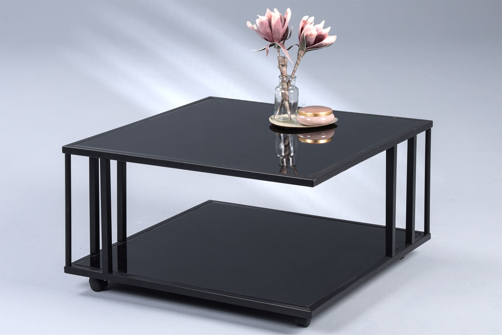 Couchtisch Paris 75x41x75cm Schwarz