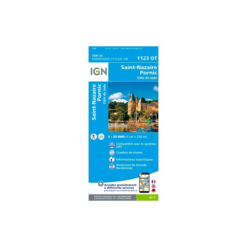 Saint-Nazaire / Pornic - Carte topographique