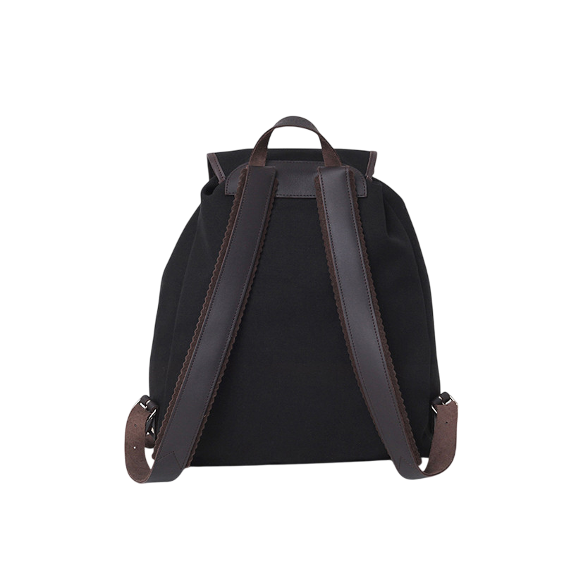 Rucksack Georgia Leder Braun Schwarz