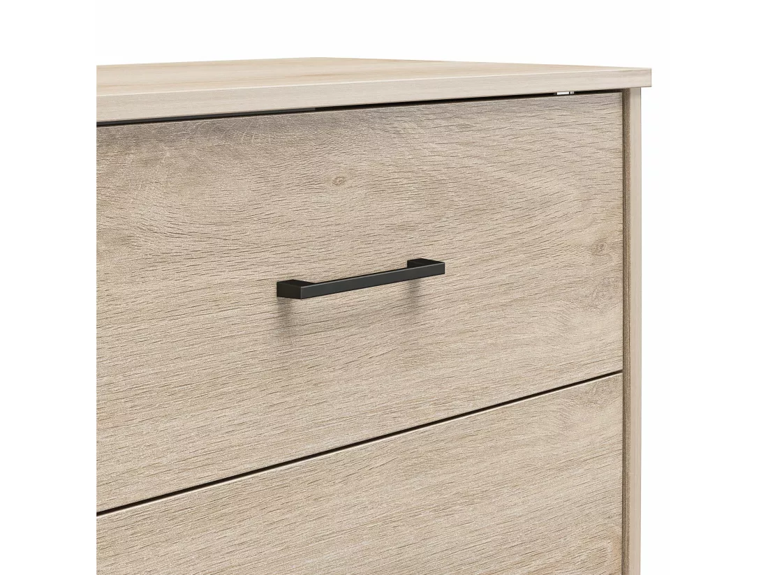 BrEZ | Commode à 4 tiroirs en effet chêne clair