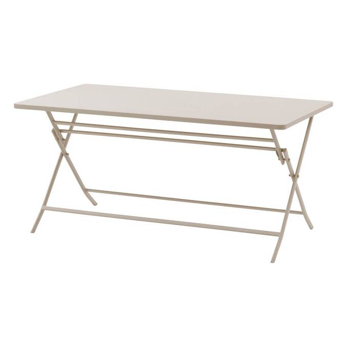 Table de jardin pliante rectangulaire GREENSBORO Argile