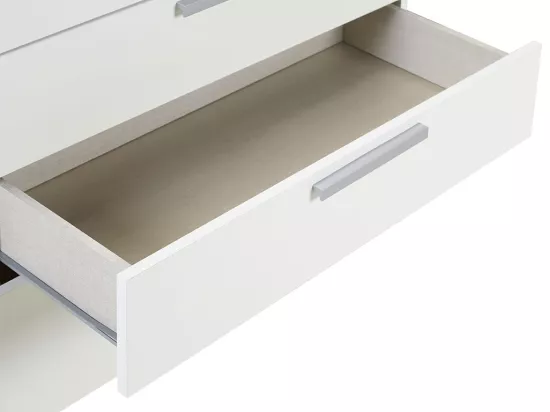 Commode MATHIAS - 4 tiroirs - blanc