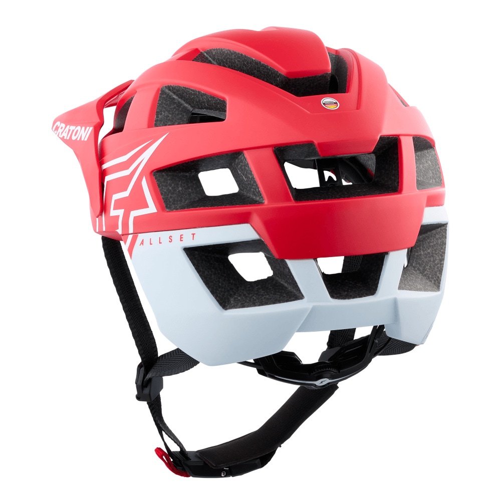 CRATONI MTB-Helm AllSet Prorot/weiß matt