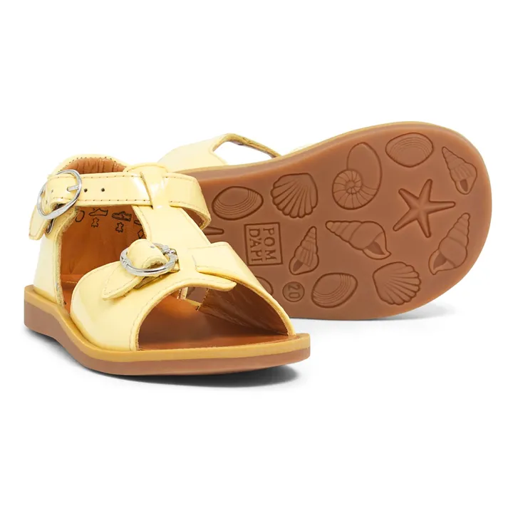 Pom d'Api Sandales Poppy Bucky | Jaune