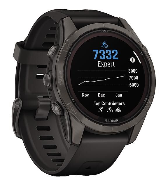 GARMIN - MONTRE GPS FENIX 7S PRO SAPPHIRE SOLAR TITANE