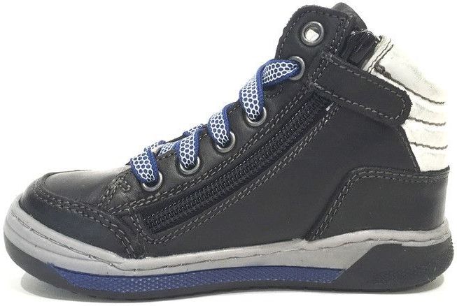 Track Style - Veterboots - Zwart - Leer