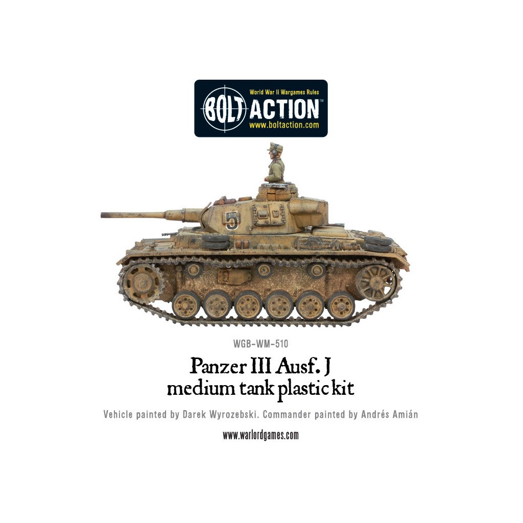 Bolt Action - German - Panzer III (Plastic Box)